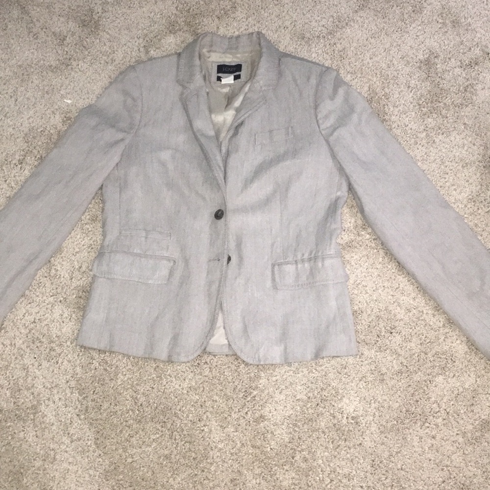 J CREW Schoolboy blazer in linen